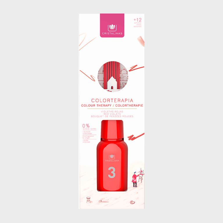 西班牙直送 | Cristalinas Colortherapy 125ml Red (No.3) - Red Violets Cristalinas