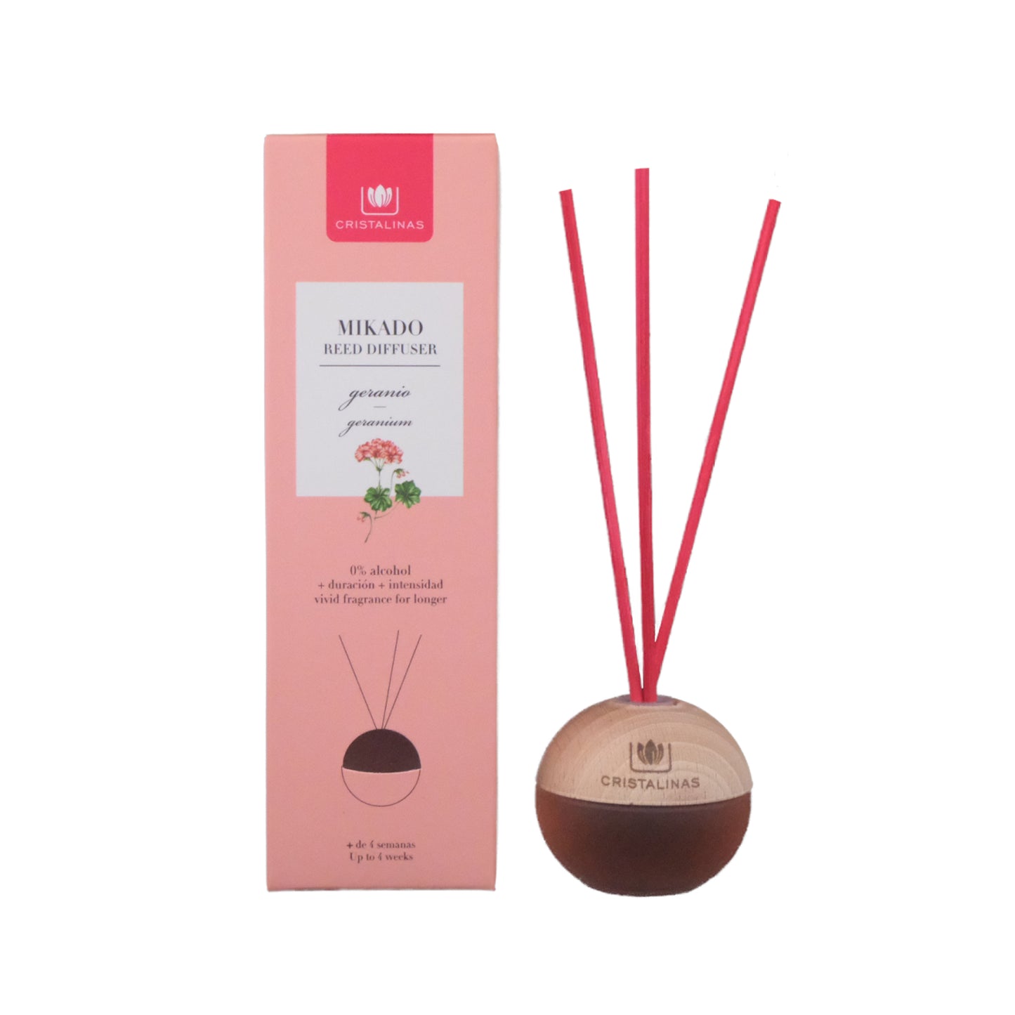 西班牙直送 | Cristalinas Premium - Sphere Reed Diffuser 20ml - Geranium Cristalinas