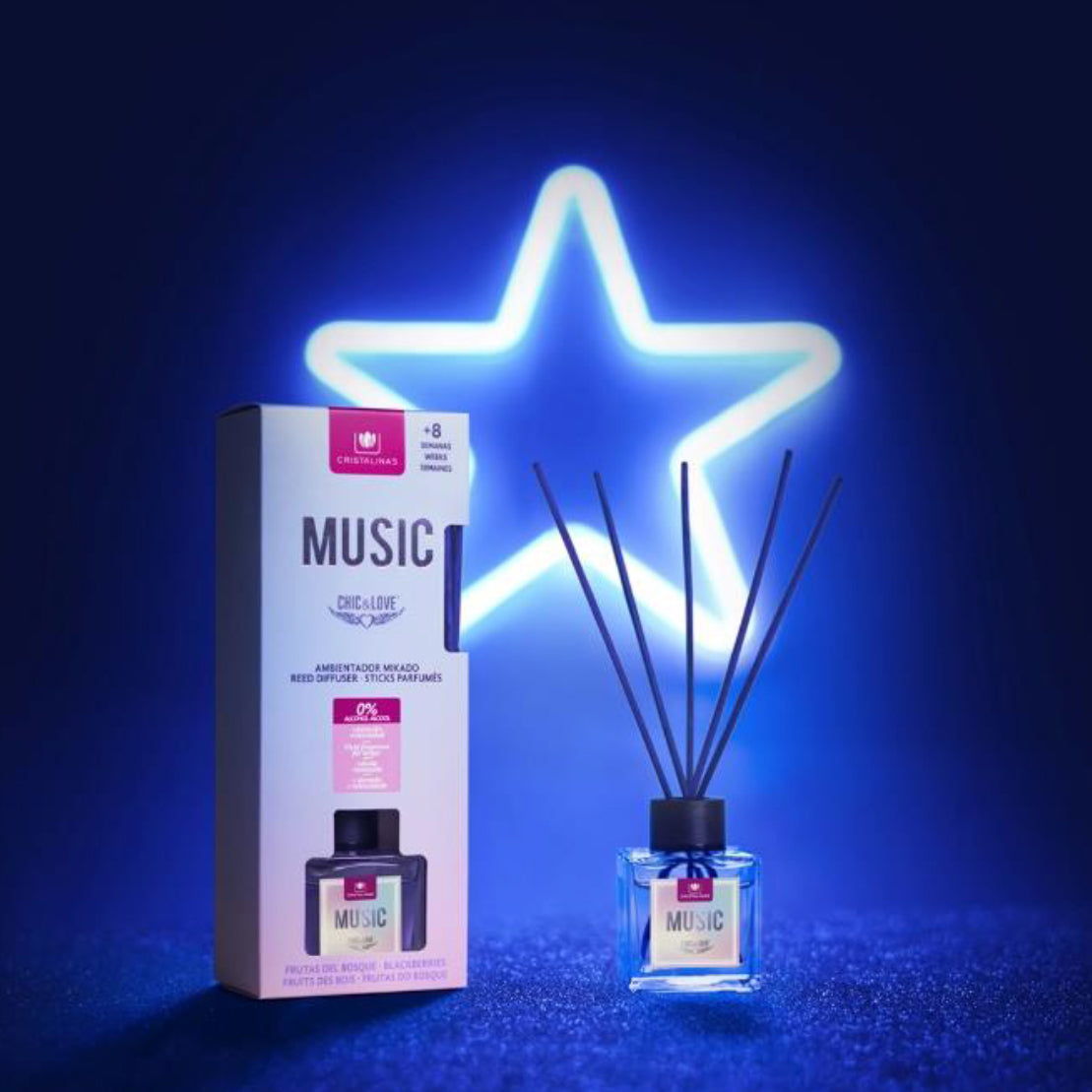 西班牙直送 | Cristalinas Reed Diffusers Chic & Love 40ml - Blackberries Cristalinas