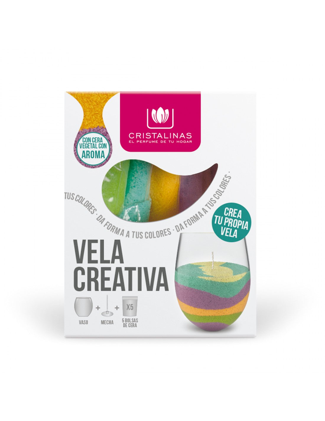 【西班牙直送 | 全港獨家！】Cristalinas Creative Candle Kit 創意香薰蠟燭 【西班牙直送！現貨！】 Cristalinas