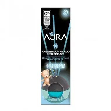 (Babe Cologne 清新古龍水) Aura Mikado Sphere Reed Diffuser 霧黑香薰 20ml 西班牙直送 | AURA