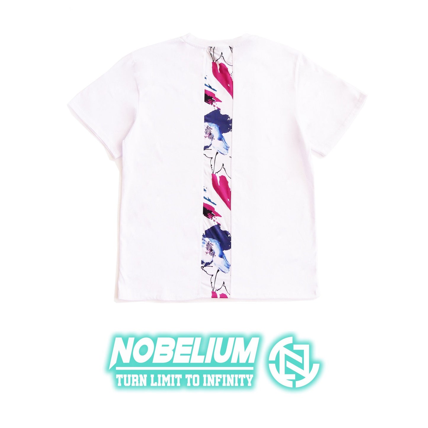 【Nobelium】自家品牌拼布Tee (紅藍彩白) Nobelium