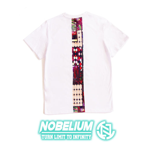 【Nobelium】自家品牌拼布Tee (紫迷凌格) Nobelium