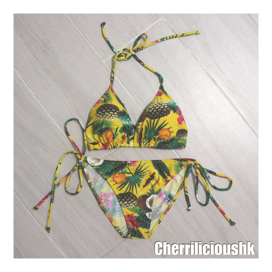 Bikini 黃色熱帶水果傳統比堅尼 Cherrilicious