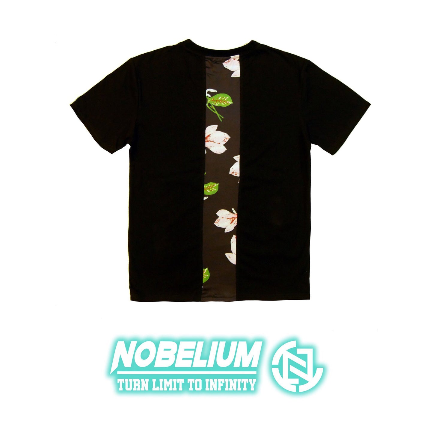 【Nobelium】自家品牌拼布Tee (黑粉花海) Nobelium