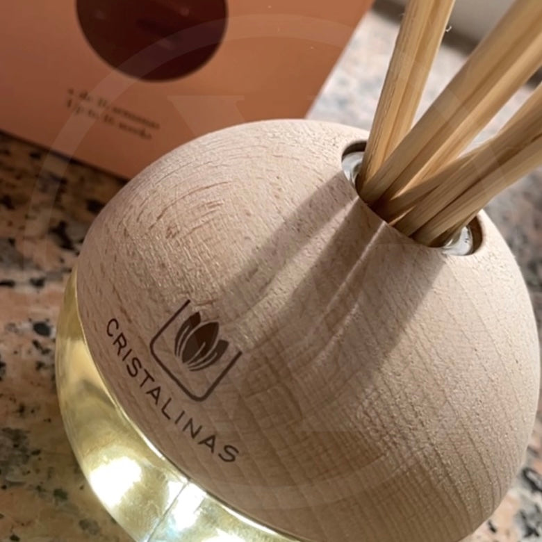 西班牙直送 | Cristalinas Premium - Sphere Reed Diffuser 180ml - Magnolia Cristalinas