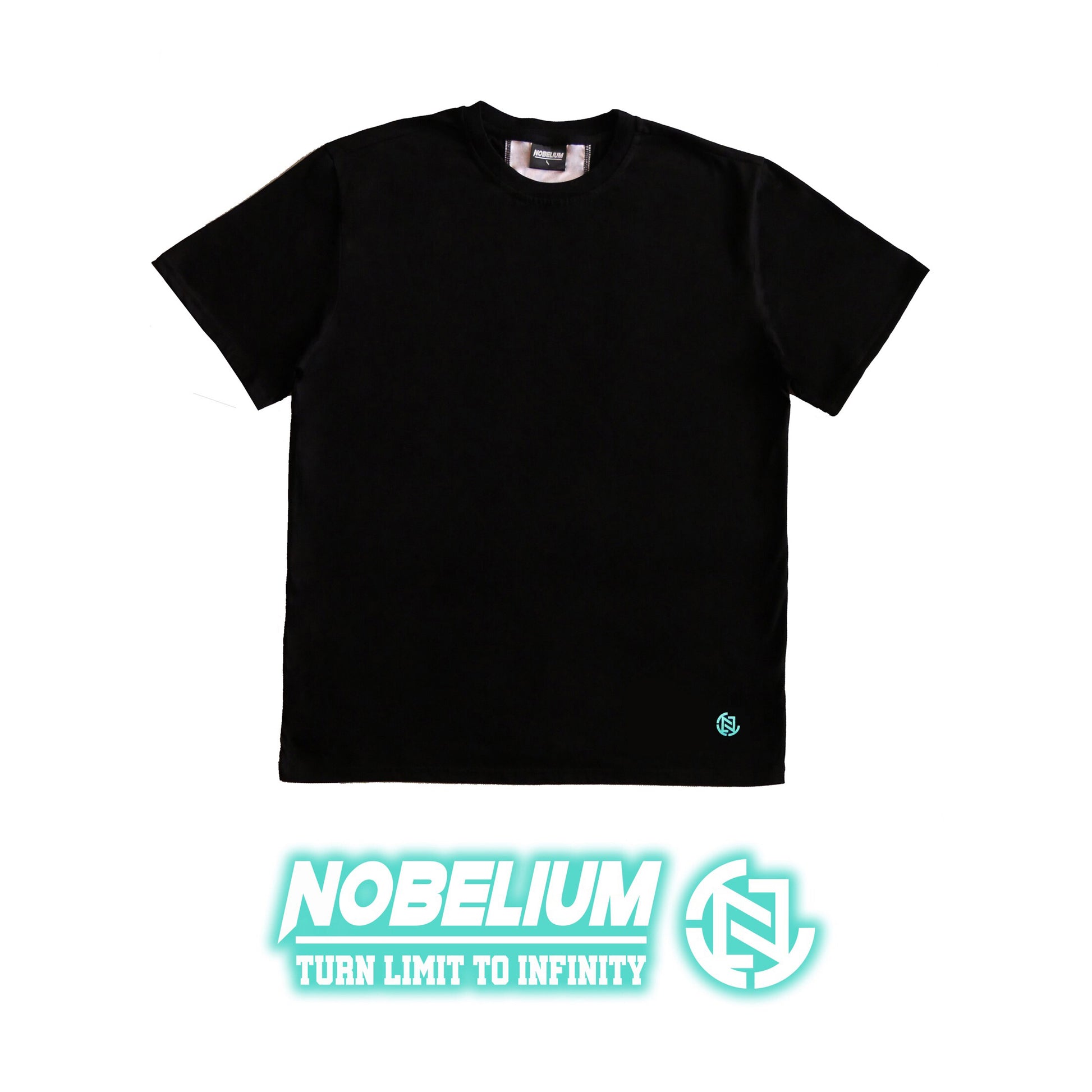 【Nobelium】自家品牌拼布Tee (藍底紅花) Nobelium