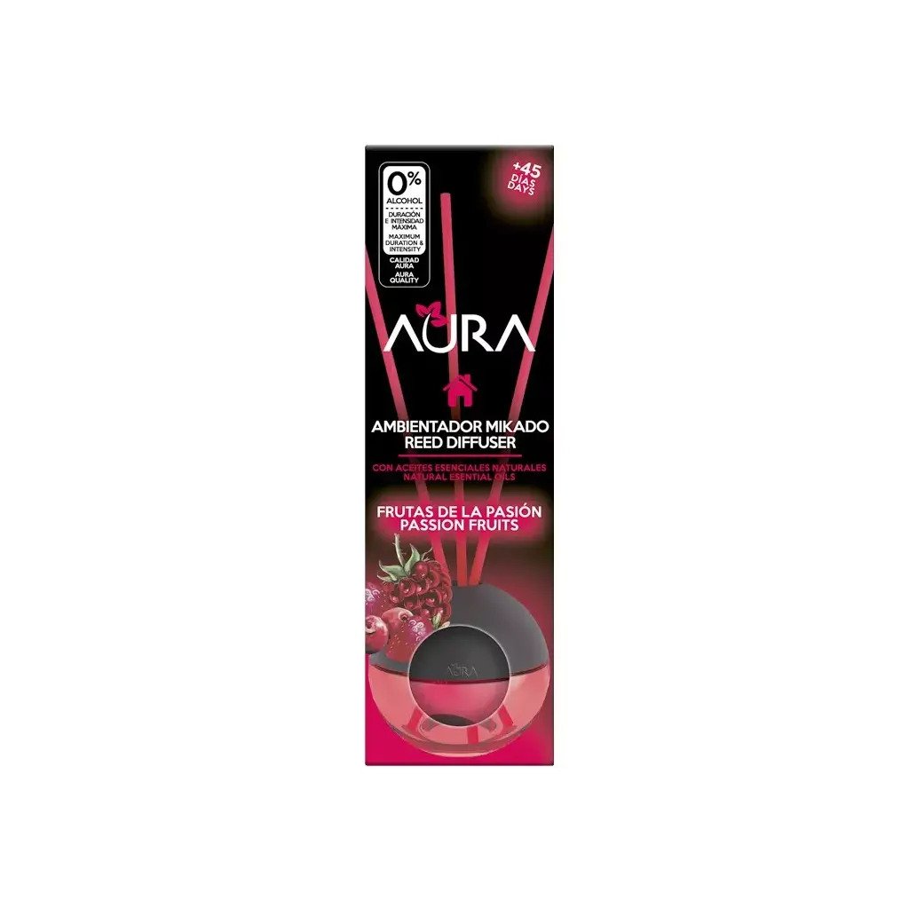 (Passion Fruit 熱情果) Aura Mikado Sphere Reed Diffuser 霧黑香薰 20ml 西班牙直送 | AURA