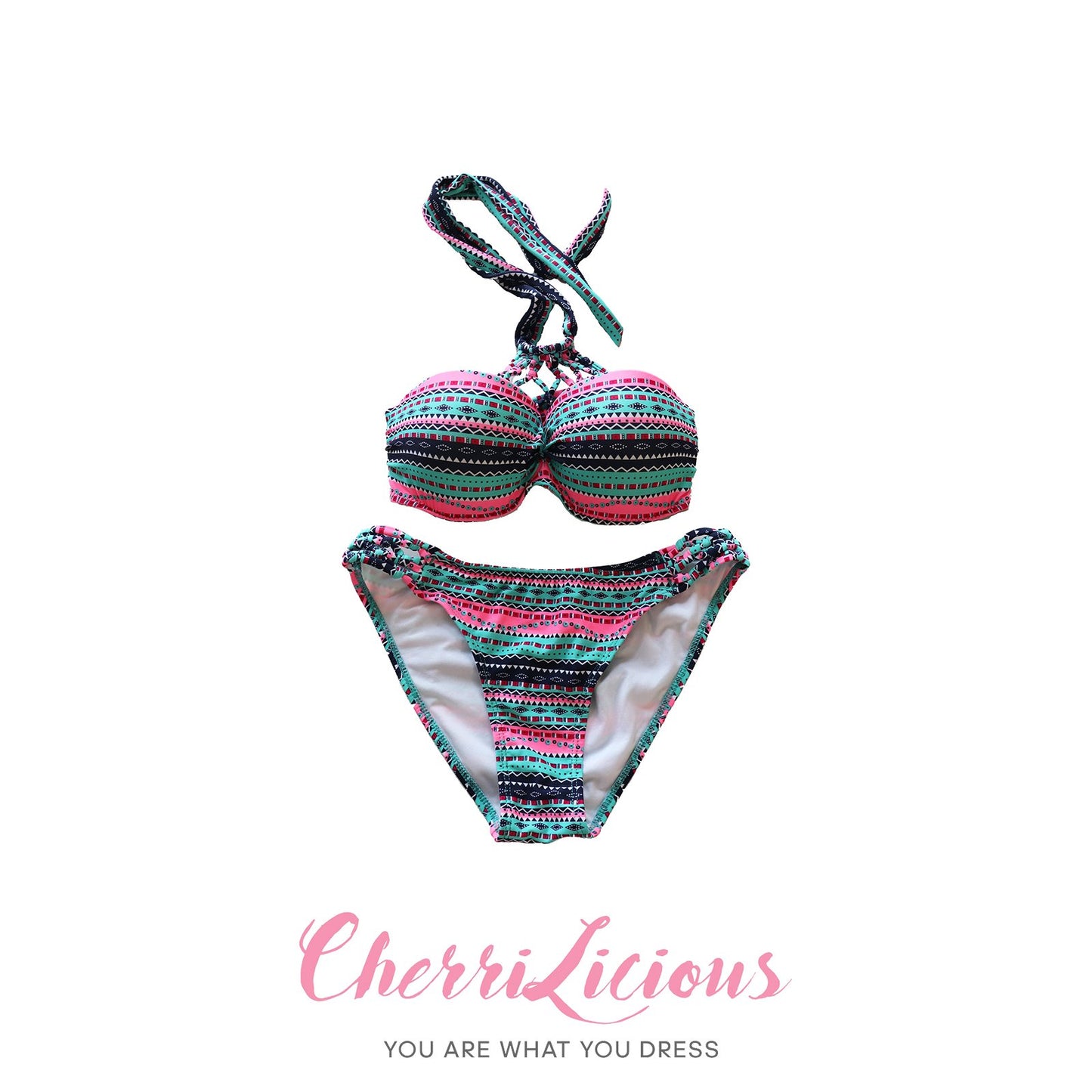 Underwire Bikini <br> 彩色夏日鋼圈繩索比堅尼 Cherrilicious