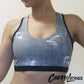 Active Wear 灰色牛仔美背運動上衣 Cherrilicious