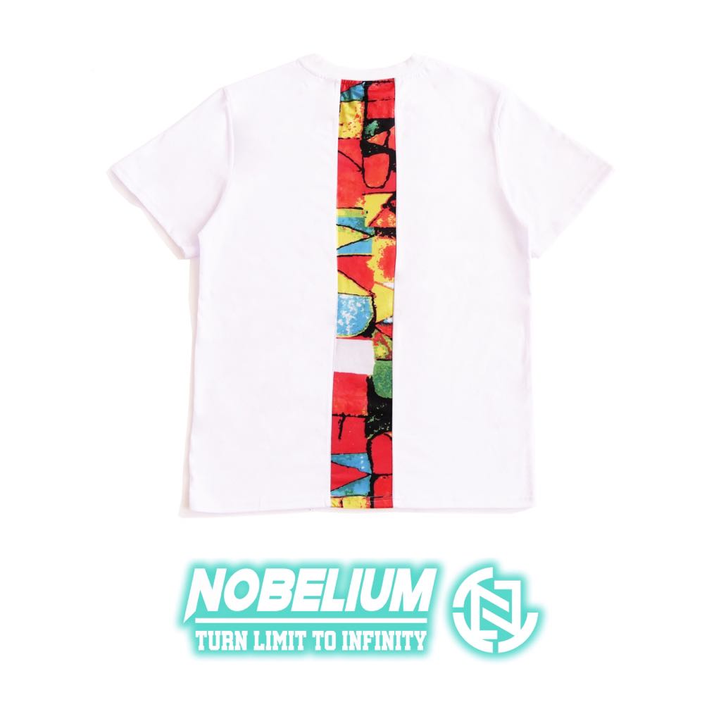 【Nobelium】自家品牌拼布Tee (幻彩玻璃) Nobelium